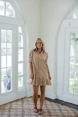 Livro Liv Dress in Field Check
