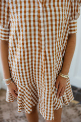 Livro Liv Dress in Field Check