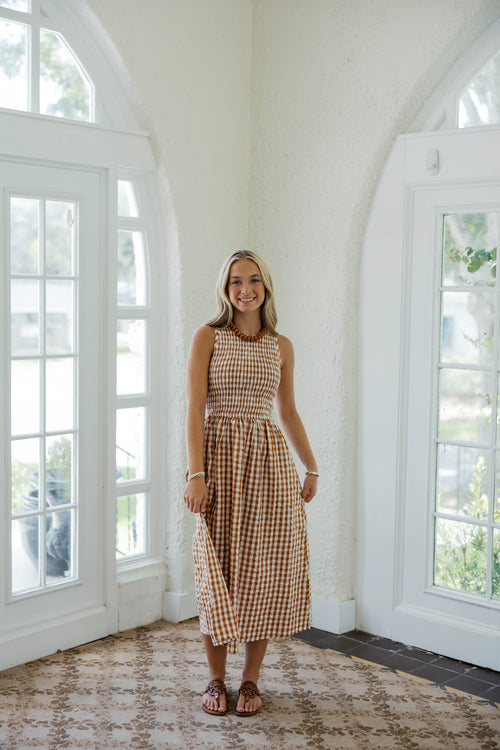 Livro Stroll Dress in Field Check