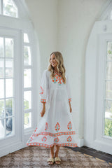 Victoria Dunn Jules Midi Dress in Sprucestone