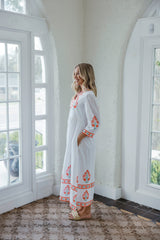 Victoria Dunn Jules Midi Dress in Sprucestone