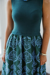 Entro Forest Bloom Midi Dress