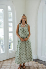 Entro Olive Polka Dot Skirt