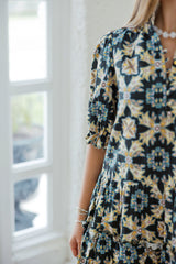 Sincerely Ours Scottie Dress in Luxe Trellis
