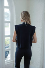 Entro Polka Dot Tie Top