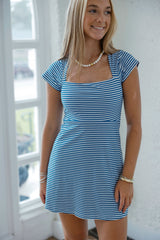 Smith and Quinn Anna Dress in Porcelain Stripe