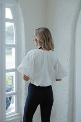 Karlie Bubble Top in White
