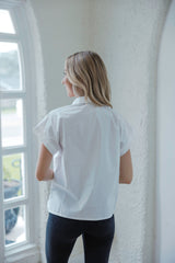 Emily McCarthy Riviera Top in White