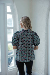 Entro Fall Floral Blouse