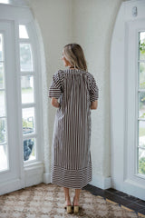 Entro Harbor Stripe Maxi in Tan