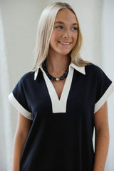 Entro Midnight Polo Dress