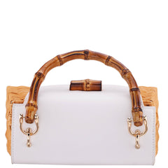 Handbag: CAPRI-NATURAL WHITE