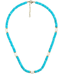 Jenny - Quartz Beaded Necklace with freshwater Pearl - WS