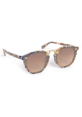 Krewe BEAU NYLON Granita 18K Sunglasses