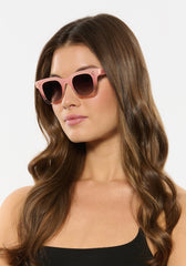 Krewe CELESTE Sparkling Rose Sunglasses