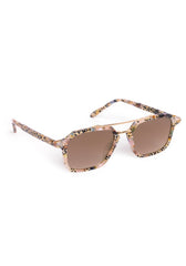 Krewe COLTON Pink Poppy 18K Mirrored Sunglasses