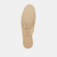Dolce Vita Kirt Flats Lt Natural Cross Hatch Raffia