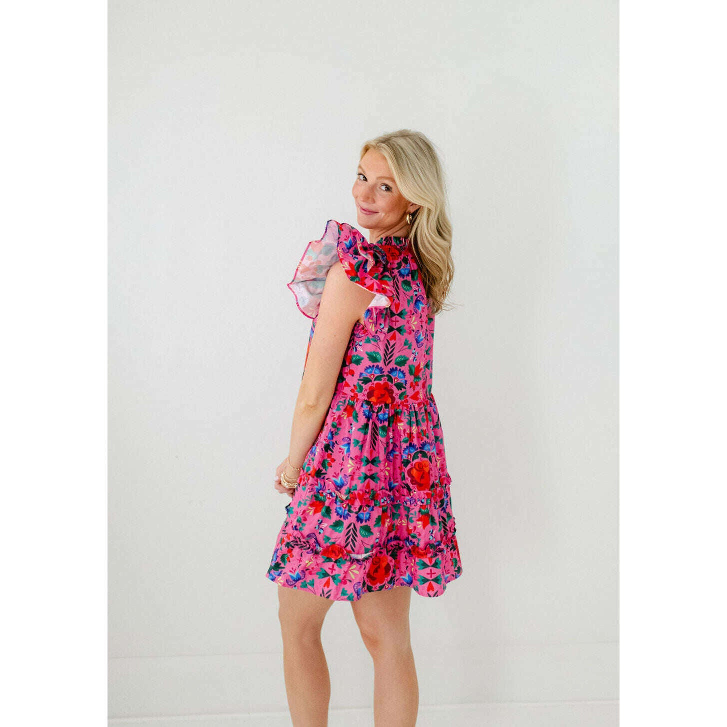 8.28 Boutique:Sincerely Ours,Sincerely Ours Sunrise Solstic Poplin Mini Dress,Dress