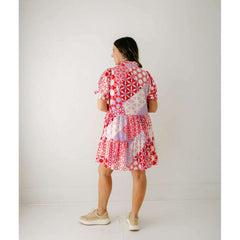 8.28 Boutique:Joy*Joy,Joy*Joy Summer Tiered Pinwheel T-Shirt Dress,Dress