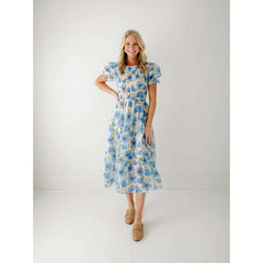8.28 Boutique:Jacquie the Label,Jacquie the Label Hydrangea Dress in Pastel Blue,Dress