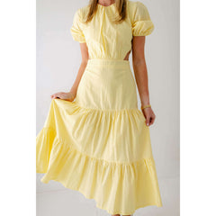 8.28 Boutique:Bishop + Young,Bishop + Young Nadia Cut Out Poplin Dress,Dress