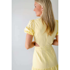 8.28 Boutique:Bishop + Young,Bishop + Young Nadia Cut Out Poplin Dress,Dress