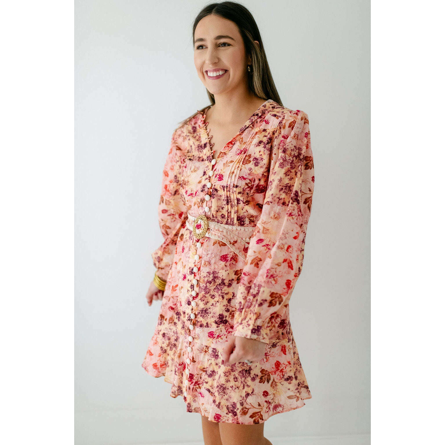 8.28 Boutique:Anna Cate Collection,Anna Cate Emma Dress in Pink Ditzy,Dress