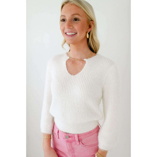 8.28 Boutique:Bishop + Young,Bishop and Young Anise Cut Out Sweater,Sweaters