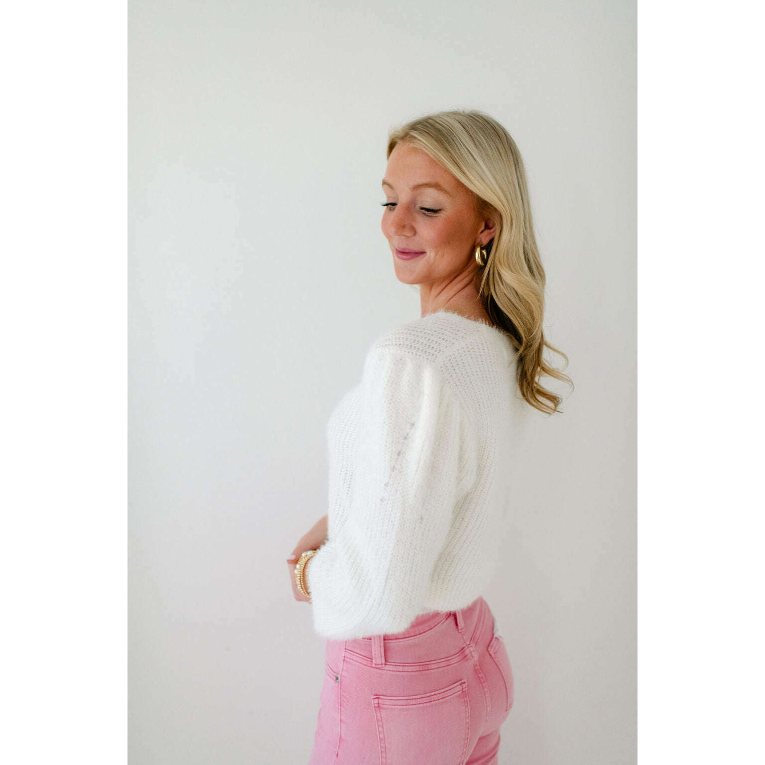 8.28 Boutique:Bishop + Young,Bishop and Young Anise Cut Out Sweater,Sweaters