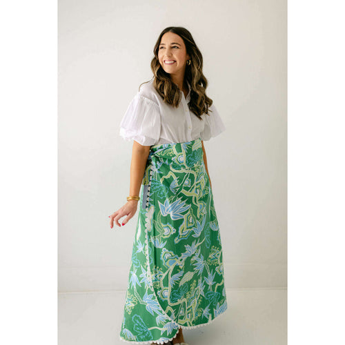 8.28 Boutique:CK Bradley,CK Bradley Terrenas Skirt in Winifred Green,skirt