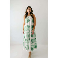 8.28 Boutique:The WKND,The Wknd Morgan Green Floral Maxi Dress,Dress