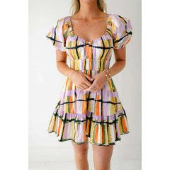 8.28 Boutique:Cleobella,Cleobella Iona Mini Dress in Saffron Hale,Dress