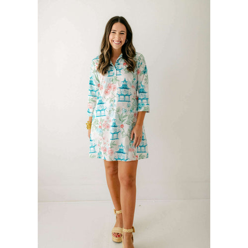Marigold by Victoria Dunn Brynley Dress in Chinoiserie