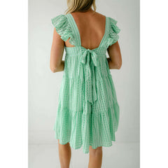 8.28 Boutique:Meet Me in Santorini,Meet Me in Santorini Clover Dress in Green Plaid,Dress