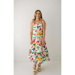 8.28 Boutique:Marie by Victoria Dunn,Marie by Victoria Dunn Naomi Tropical Breeze Maxi Dress,Dress