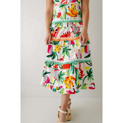 8.28 Boutique:Marie by Victoria Dunn,Marie by Victoria Dunn Naomi Tropical Breeze Maxi Dress,Dress