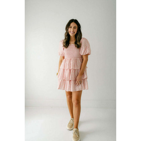 Mink Pink Milani Tiered Mini Dress