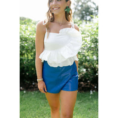 8.28 Boutique:Buddy Love,Buddy Love Beck White Top,Shirts & Tops