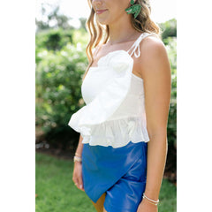 8.28 Boutique:Buddy Love,Buddy Love Beck White Top,Shirts & Tops