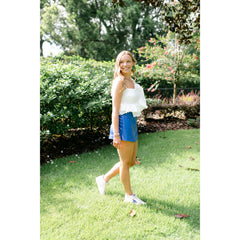 8.28 Boutique:Buddy Love,Buddy Love John Royal Blue Skort,skirts