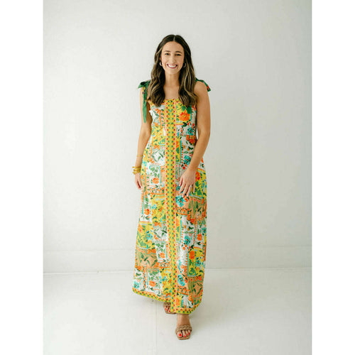 8.28 Boutique:Anna Cate Collection,Anna Cate Collection Lillian Maxi Green Butterfly Dress,Dress