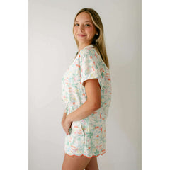 8.28 Boutique:Karlie Clothes,Karlie Seahorse V-Neck Button Top,Shirts & Tops