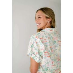 8.28 Boutique:Karlie Clothes,Karlie Seahorse V-Neck Button Top,Shirts & Tops