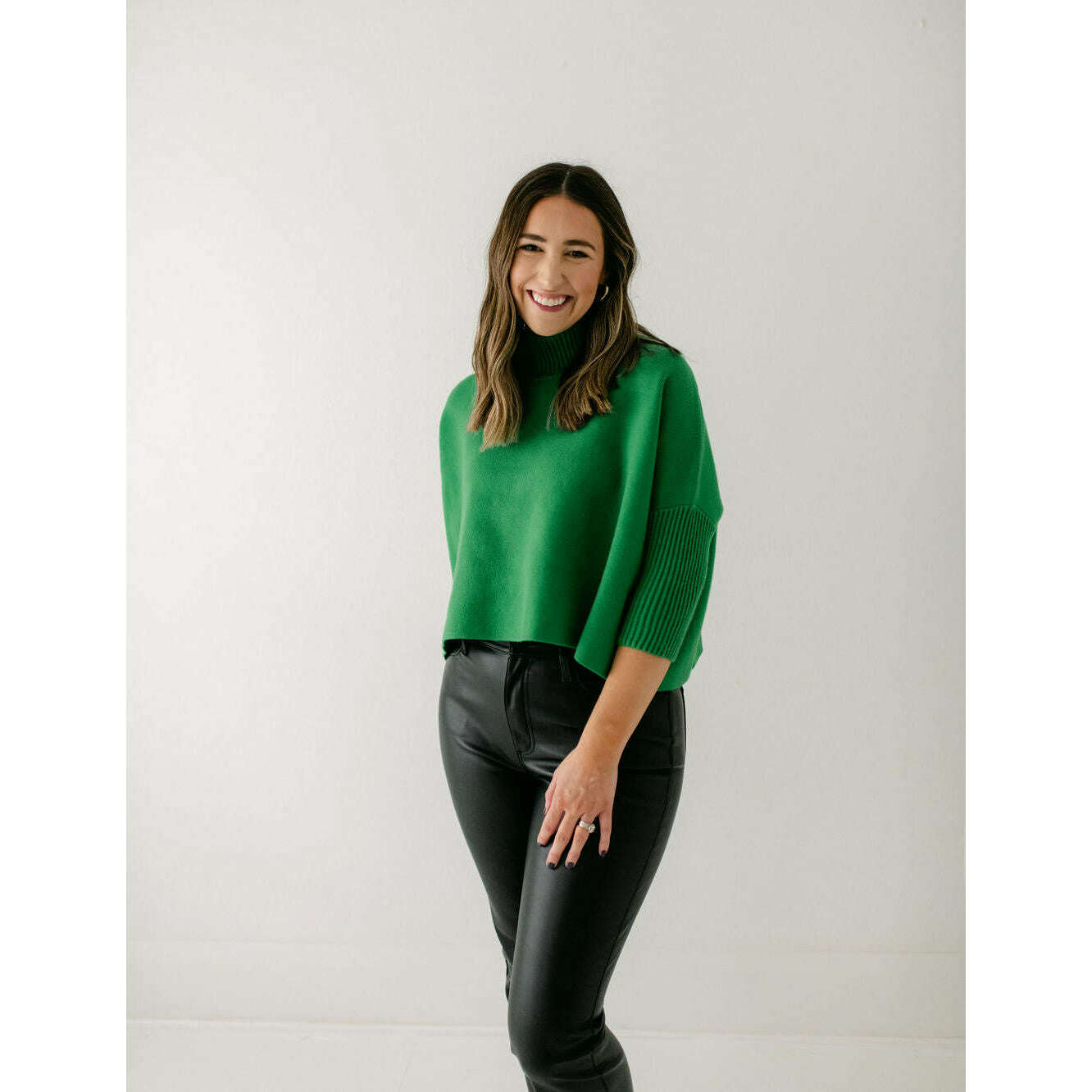 8.28 Boutique:Kerisma Knits,Kerisma Knits Aja Sweater in Mighty Green,Sweaters