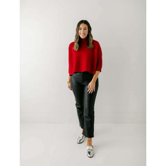 8.28 Boutique:Kerisma Knits,Kerisma Knits Aja Sweater in Scarlet,Sweaters