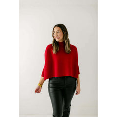 8.28 Boutique:Kerisma Knits,Kerisma Knits Aja Sweater in Scarlet,Sweaters