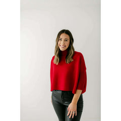 8.28 Boutique:Kerisma Knits,Kerisma Knits Aja Sweater in Scarlet,Sweaters