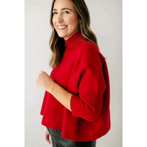 Kerisma Knits Aja Ortho Solid Sweater in White