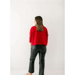 8.28 Boutique:Kerisma Knits,Kerisma Knits Aja Sweater in Scarlet,Sweaters