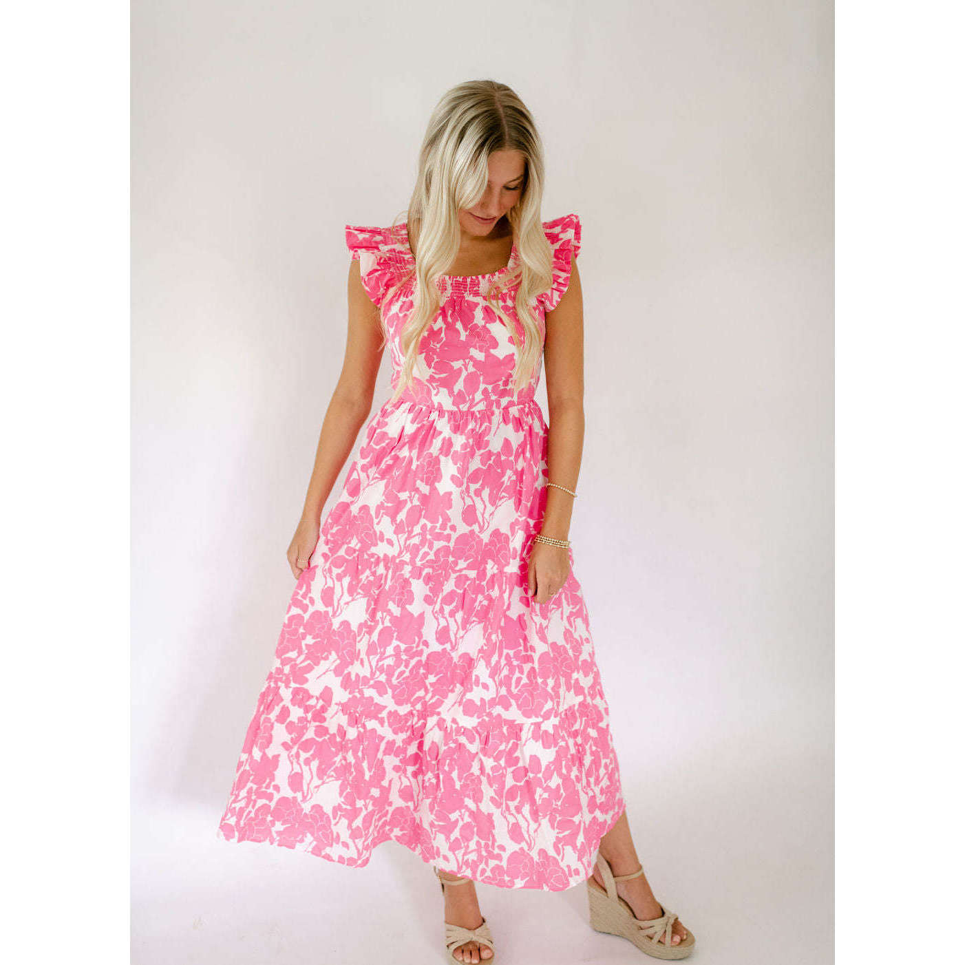 8.28 Boutique:English Factory,English Factory Carla Floral Midi Dress,Dress